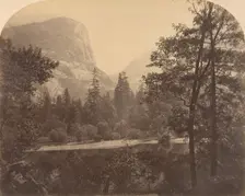 The Lake at the Foot of Half Dome, 1861. Creator: Carleton Emmons Watkins