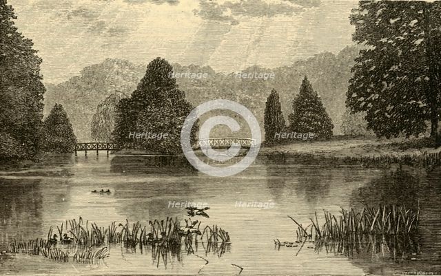 'The Lake, Blenheim', 1898. Creator: Unknown.
