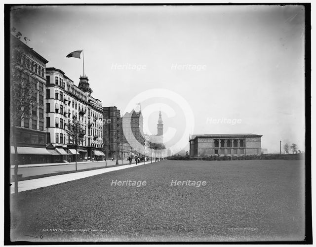 The Lake front, Chicago, 1902 Sept 16. Creator: Unknown.
