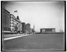 The Lake front, Chicago, 1902 Sept 16. Creator: Unknown
