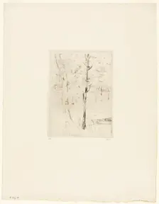 The Lake in the Bois de Boulogne, 1889. Creator: Berthe Morisot