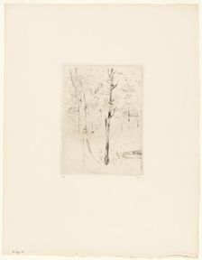 The Lake in the Bois de Boulogne, 1889. Creator: Berthe Morisot