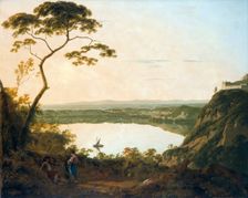 The lake of Albano 1790. Creator: Joseph Wright of Derby