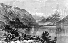 "The Lake of Geneva" - painted by W. Collingwood Smith - from the Exhibition of the Society of Paint Creator: Unknown