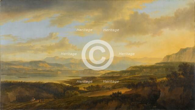 The Lake of Zurich, c.1660. Creator: Jan Hackaert.