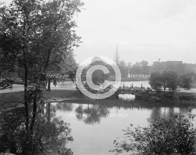 The Lake, Lincoln Park, Cincinnati, Ohio, c.between 1900 and 1910. Creator: Unknown.