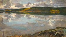 The Lake Ruovesi, 1896. Creator: Gallen-Kallela, Akseli (1865-1931)