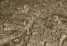 The Lair of the Law as Few Londoners Ever See It: The Temple and the Courts of Justice c1935. Creator: Unknown
