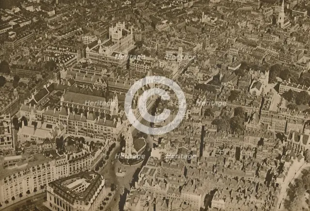 'The Lair of the Law as Few Londoners Ever See It: The Temple and the Courts of Justice', c1935. Creator: Unknown.