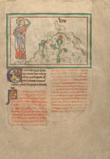 The Lamb on Mount Sion; Dyson Perrins Apocalypse, about 1255-1260. Creator: Unknown
