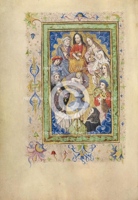 The Lamb of God with Saints; Book of Hours, after 1460. Creator: Unknown.
