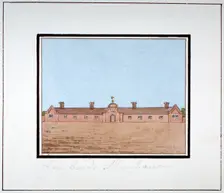The Lambarde Almshouses, Greenwich Park, London, c1790. Artist: Anon