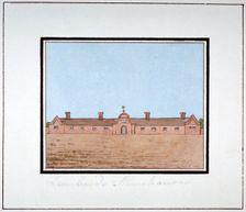 The Lambarde Almshouses, Greenwich Park, London, c1790. Artist: Anon
