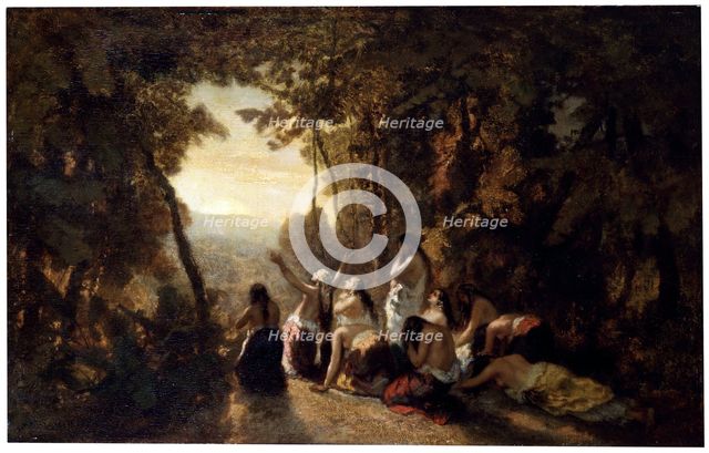 'The Lament of Jephthah's Daughter', 1846.  Artist: Narcisse Virgile Diaz de la Pena