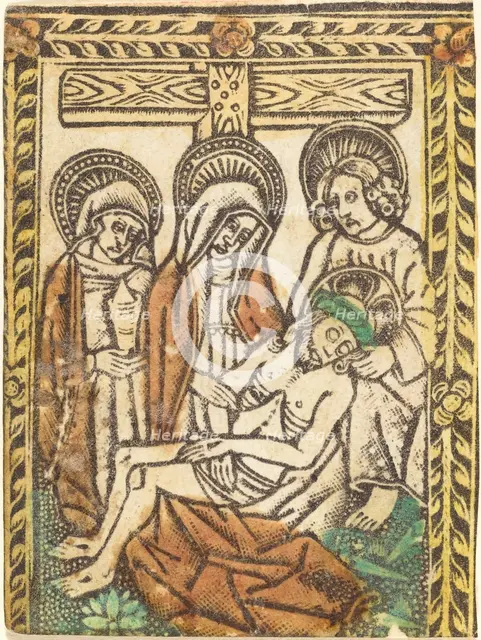 The Lamentation, 1460/1480. Creator: Master of the Borders with the Four Fathers of the Church.