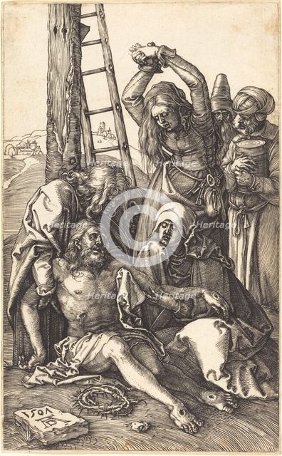 The Lamentation, 1507. Creator: Albrecht Durer.