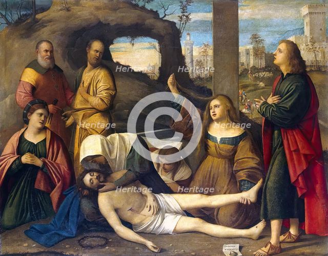 The Lamentation, 1527. Creator: Marco Basaiti.