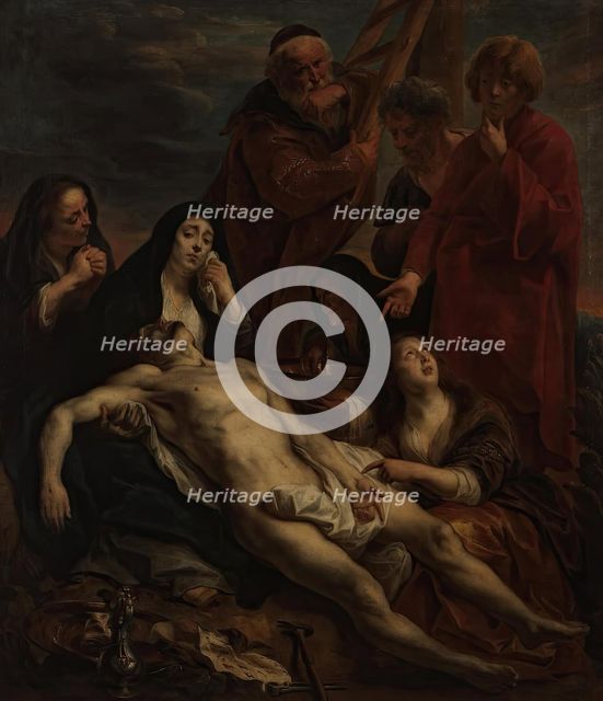The Lamentation, 1654. Creator: Jacob Jordaens I.