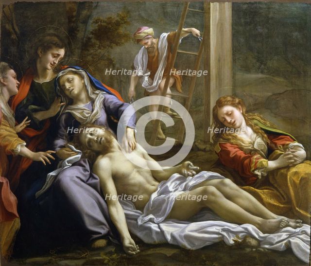 The Lamentation over Christ, 1524-1525. Artist: Correggio (1489-1534)