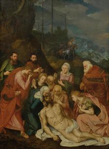 The Lamentation over Christ, 1553. Creator: Key; Willem Adriaensz (1516-1568)