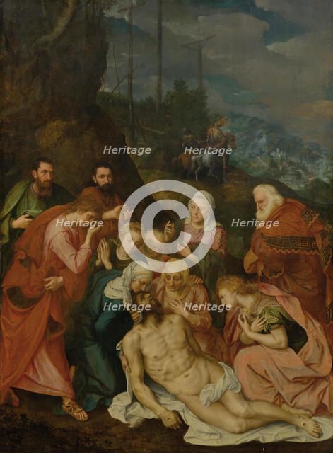 The Lamentation over Christ, 1553. Creator: Key; Willem Adriaensz (1516-1568).
