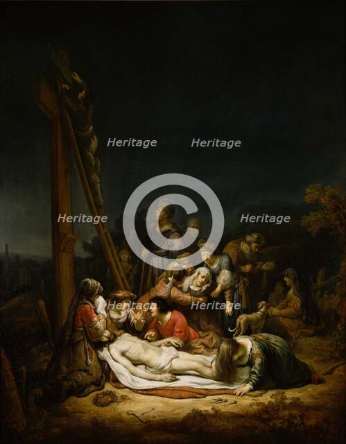 The Lamentation over Christ, 1637. Artist: Flinck, Govaert (1615-1660)