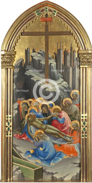 The Lamentation over Christ. Artist: Lorenzo Monaco (ca. 1370-1425)