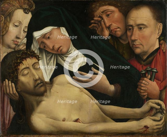 The Lamentation over Christ, c. 1510. Artist: De Coter, Colijn (c. 1440/5-c. 1522/32)