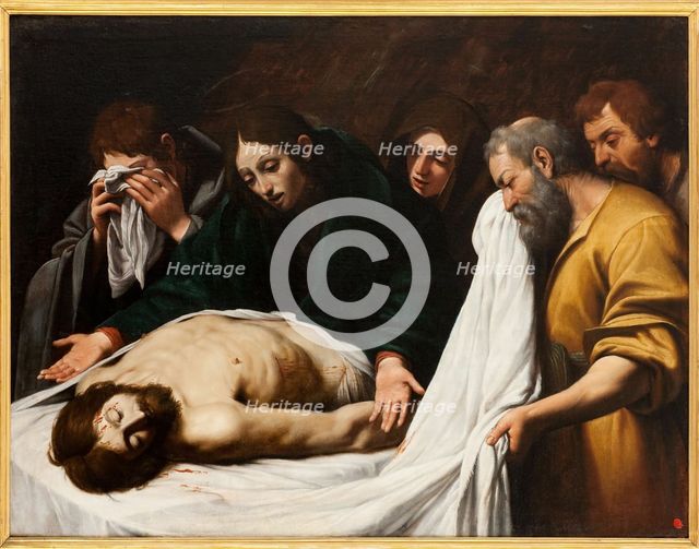 The Lamentation over Christ, c. 1610. Creator: Spada, Leonello (1576-1622).