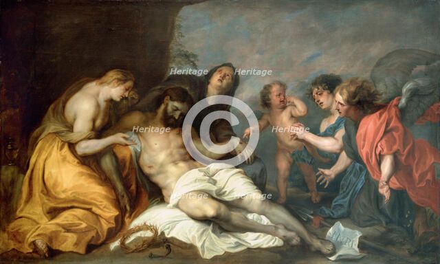 The Lamentation over Christ, ca 1637-1640. Artist: Dyck, Sir Anthonis, van (1599-1641)