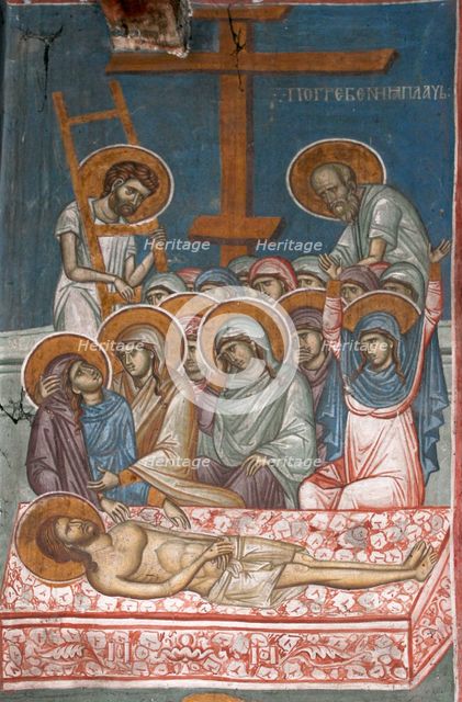 The Lamentation over Christ, ca 1350. Artist: Anonymous  