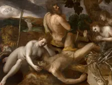 The Lamentation over Abel. Creator: Frans Floris