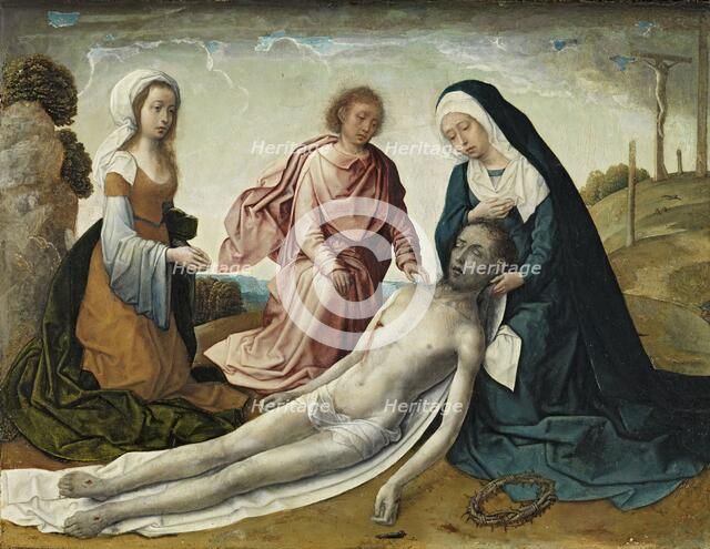 The Lamentation over the dead Christ, 1500. Creator: Juan de Flandes, the Elder.