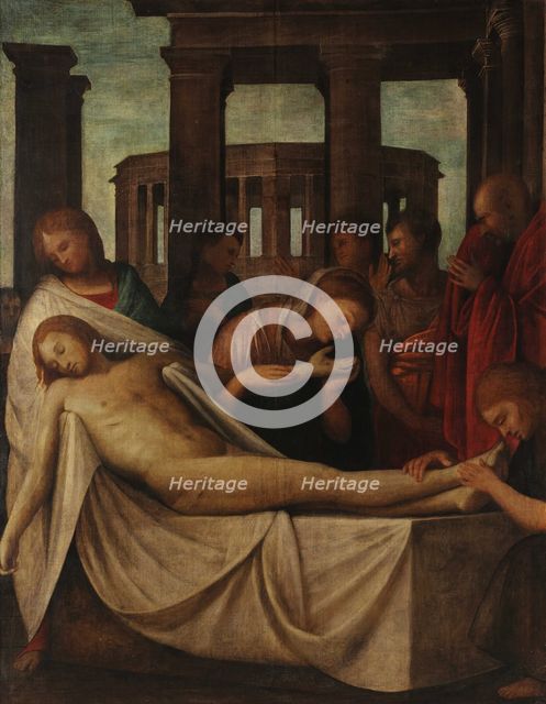 The Lamentation over the Dead Christ, 1515-1520. Creator: Bramantino (1465-1530).