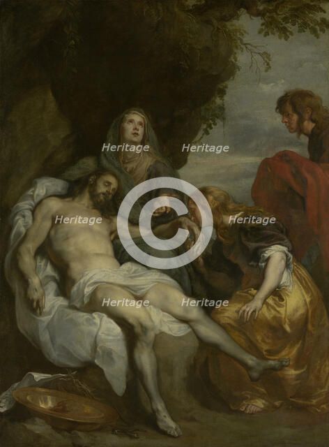 The Lamentation over the Dead Christ, c1630s. Creator: Anthony van Dyck.