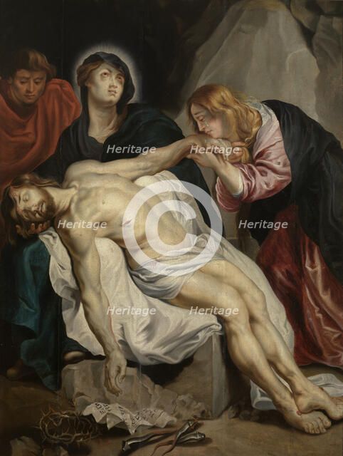 The Lamentation over the Dead Christ, c1630s. Creator: Anthony van Dyck.