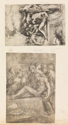The Lamentation Over the Dead Christ, ca. 1545-50 (?). Creator: Andrea Schiavone