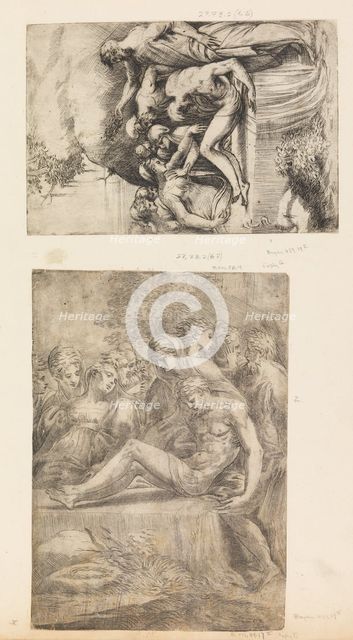 The Lamentation Over the Dead Christ, ca. 1545-50 (?). Creator: Andrea Schiavone.