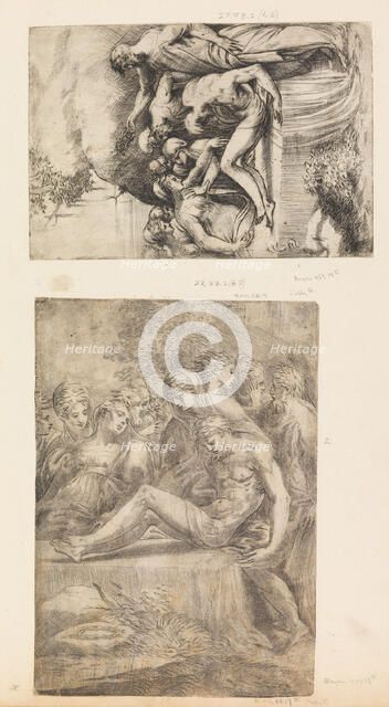 The Lamentation Over the Dead Christ, ca. 1545-50 (?). Creator: Andrea Schiavone.