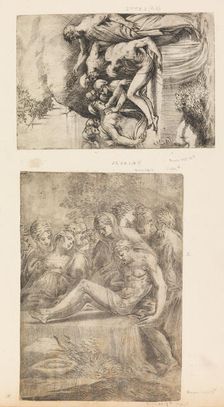 The Lamentation Over the Dead Christ, ca. 1545-50 (?). Creator: Andrea Schiavone