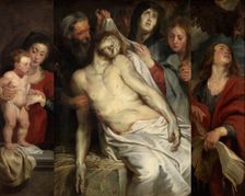 The lamentation over the dead Christ (Christ on the Straw) , 1618. Creator: Rubens, Pieter Paul (1577-1640)