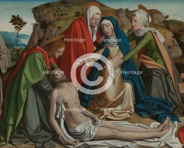 The Lamentation over the Dead Christ. Creator: Henri Changenet.