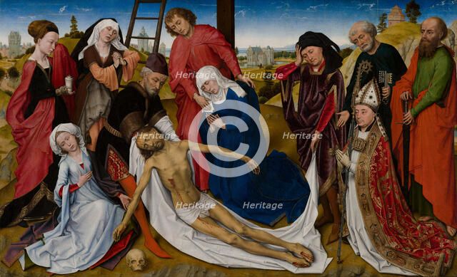 The Lamentation of Christ. Creators: Workshop of Rogier van der Weyden, Rogier Van der Weyden.