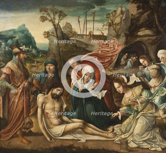 The Lamentation and the Entombment. Creator: Master of 1518.