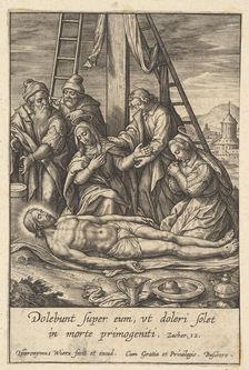 The Lamentation, before 1619. Creator: Hieronymous Wierix
