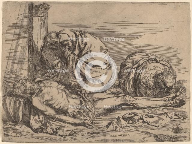 The Lamentation, before 1624. Creator: Ribera, Jusepe de, Follower of.