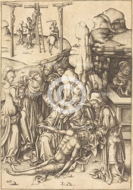 The Lamentation, c. 1480. Creator: Israhel van Meckenem.