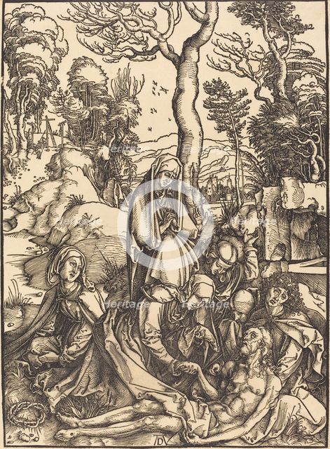 The Lamentation, c. 1498/1499. Creator: Albrecht Durer.