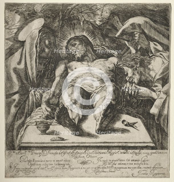 The Lamentation. Creator: Orazio Borgiani (Italian, 1578(?)-1616).