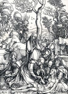 The Lamentation for Christ 1498 (1906). Artist: Albrecht Durer